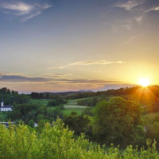 Sonnenuntergang im Südburgenland | © Urlaub am Bauernhof Burgenland / Franz Fartek