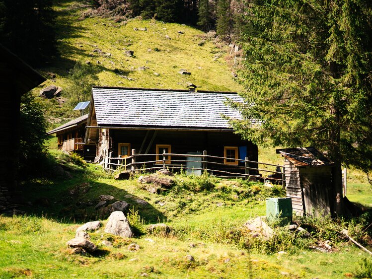 Hütte auf der Almwiese | © Urlaub am Bauernhof Kärnten / Daniel Gollner