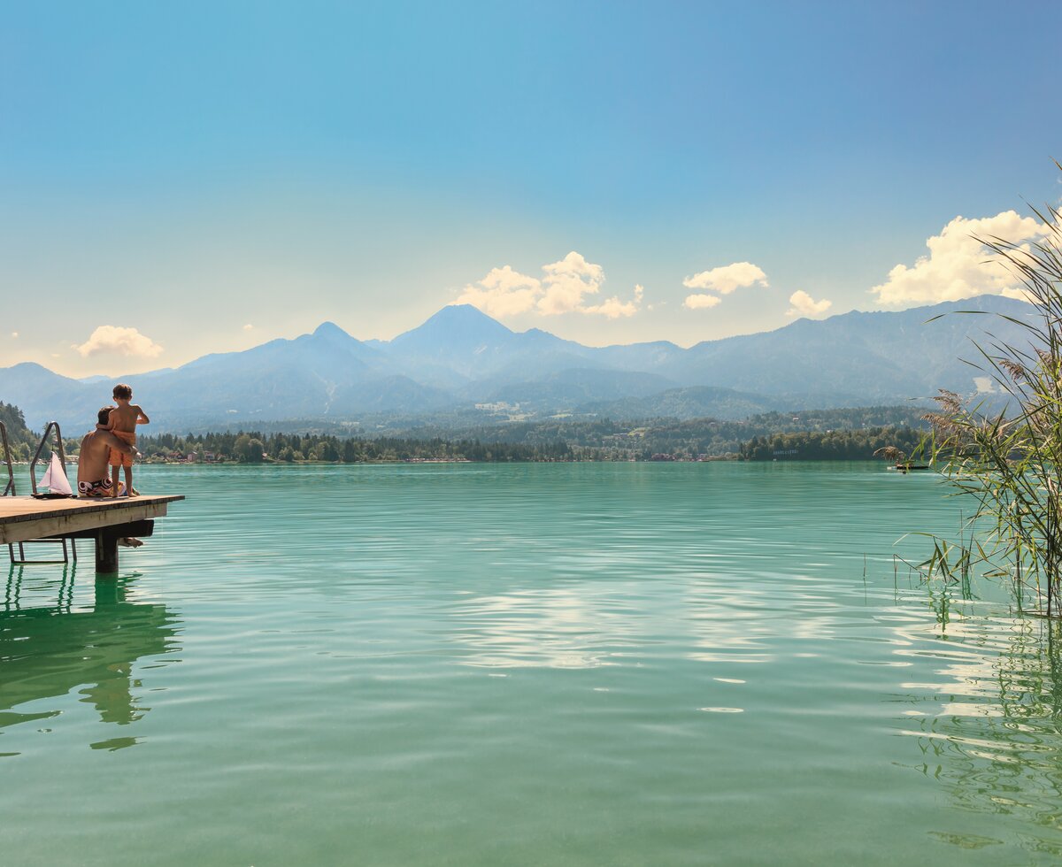 Familie am Faaker See | © Tine Steinthaler / Kärnten Werbung 