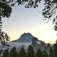 Blick auf den Berg Traunstein am Traunsee | © Urlaub am Bauernhof Oberösterreich / Monika Clodi