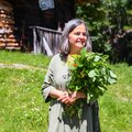 Bäuerin mit Kräuter Archehof | © Urlaub am Bauernhof / Punkt und Komma