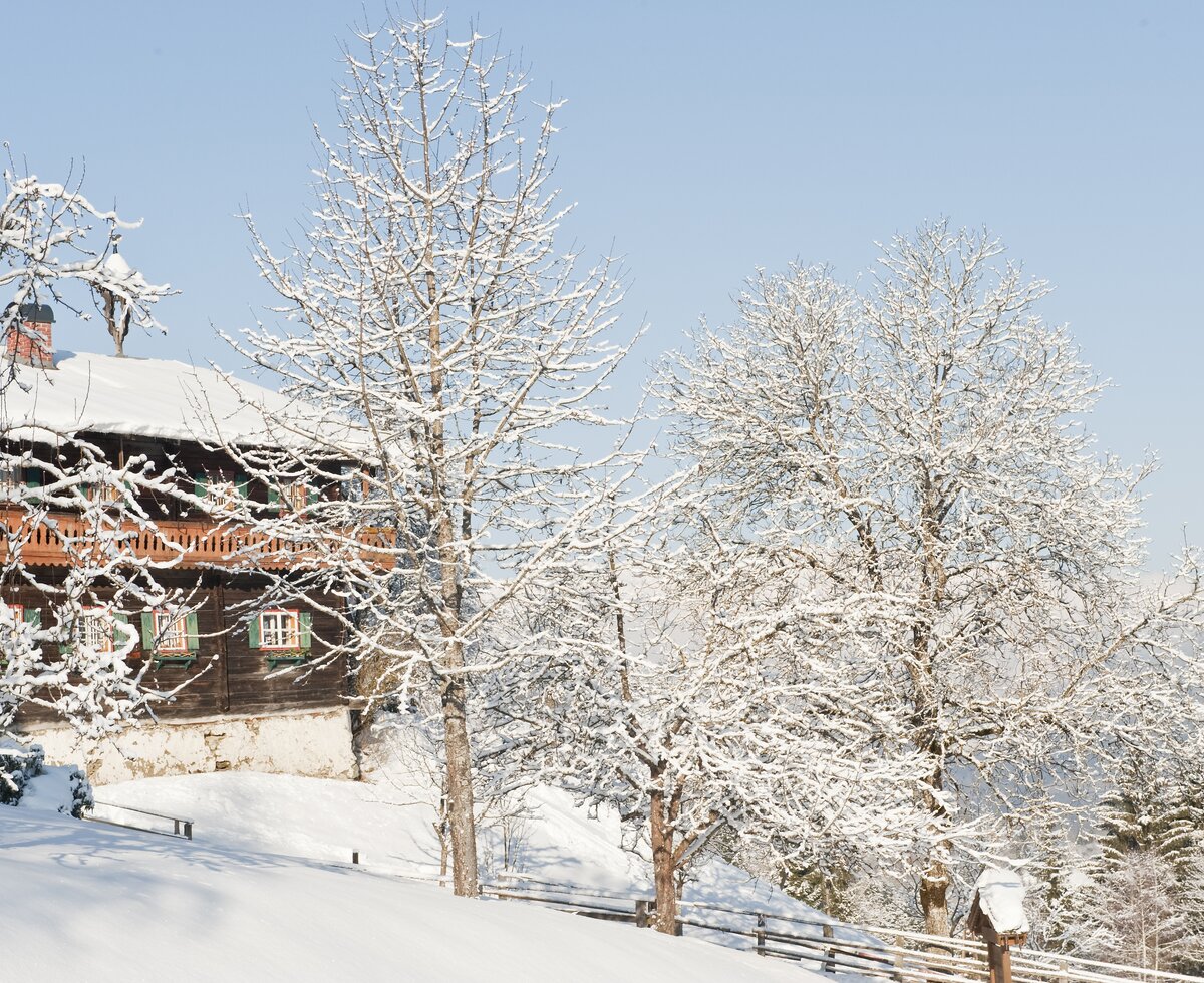 Hof in Winterlandschaft | © Urlaub am Bauernhof / Hans Huber