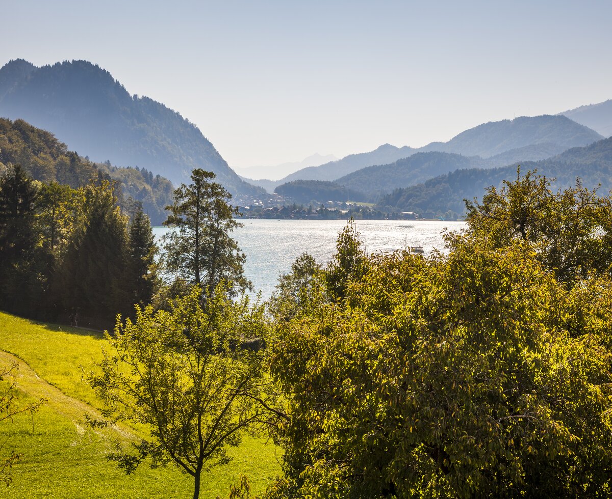 Fuschlsee, Aussicht vom Feldbauer, Salzburger Land | © Urlaub am Bauernhof Salzburger Land / Bernd Suppan