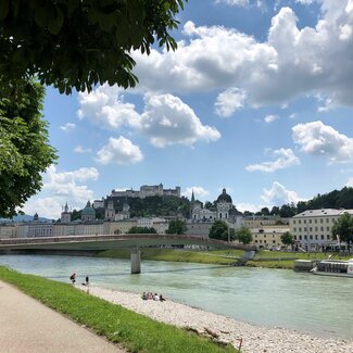 Radweg entlang der Salzach, Stadt Salzburg | © Urlaub am Bauernhof Salzburger Land / Margret Appesbacher