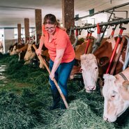 Maria Höpflinger vom Mühlbauernhof in Ebenau | © Daniel Gollner / Urlaub am Bauernhof im SalzburgerLand