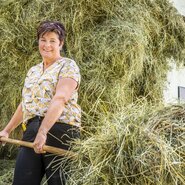 Agnes Huber vom Joglbauer in Henndorf im Salzburger Seenland. | © Familie Huber/Joglbauer