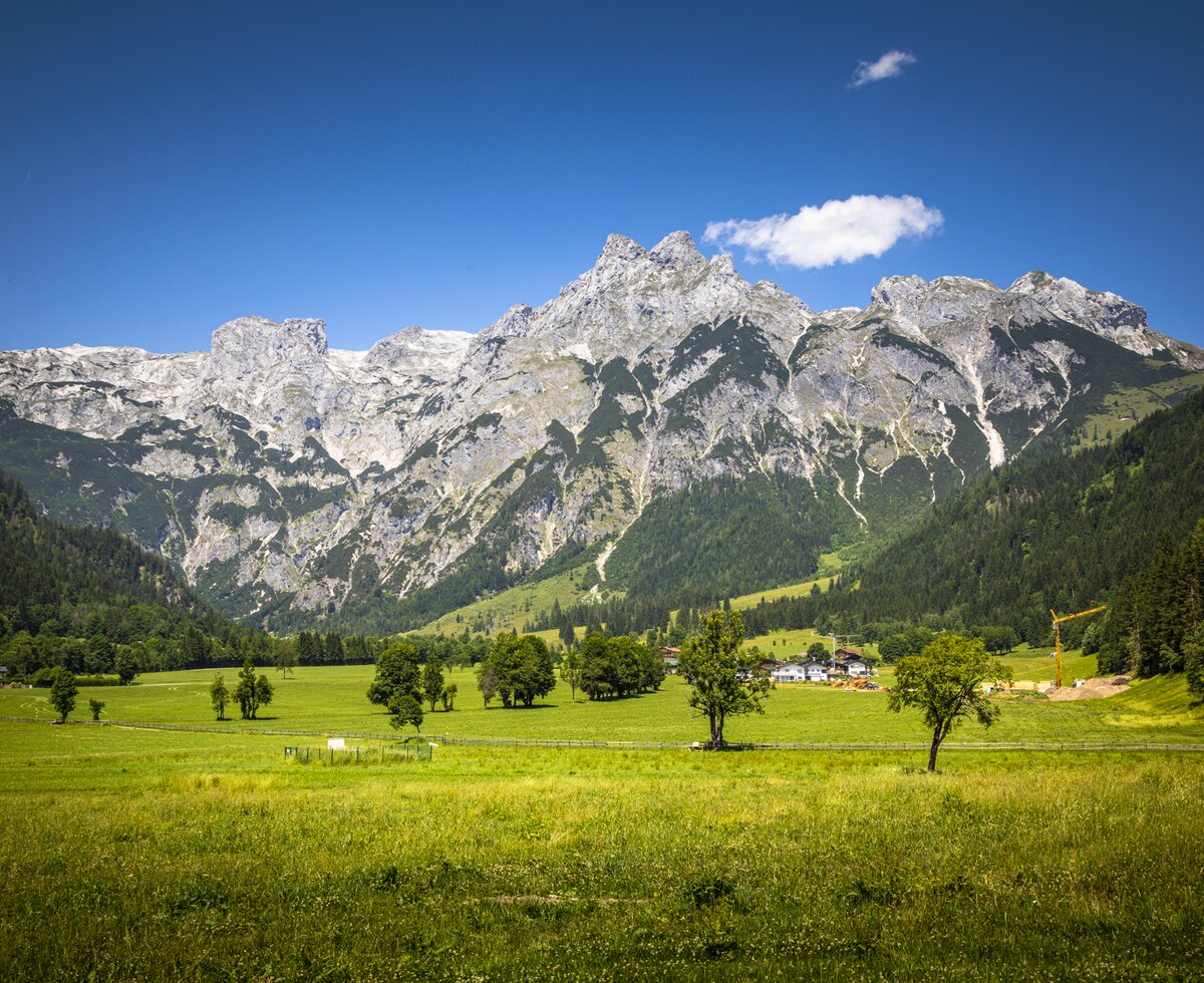 Bergkulisse am Leitingerhof in Werfenweng, Salzburger Land | © Urlaub am Bauernhof Salzburger Land / Bernd Suppan