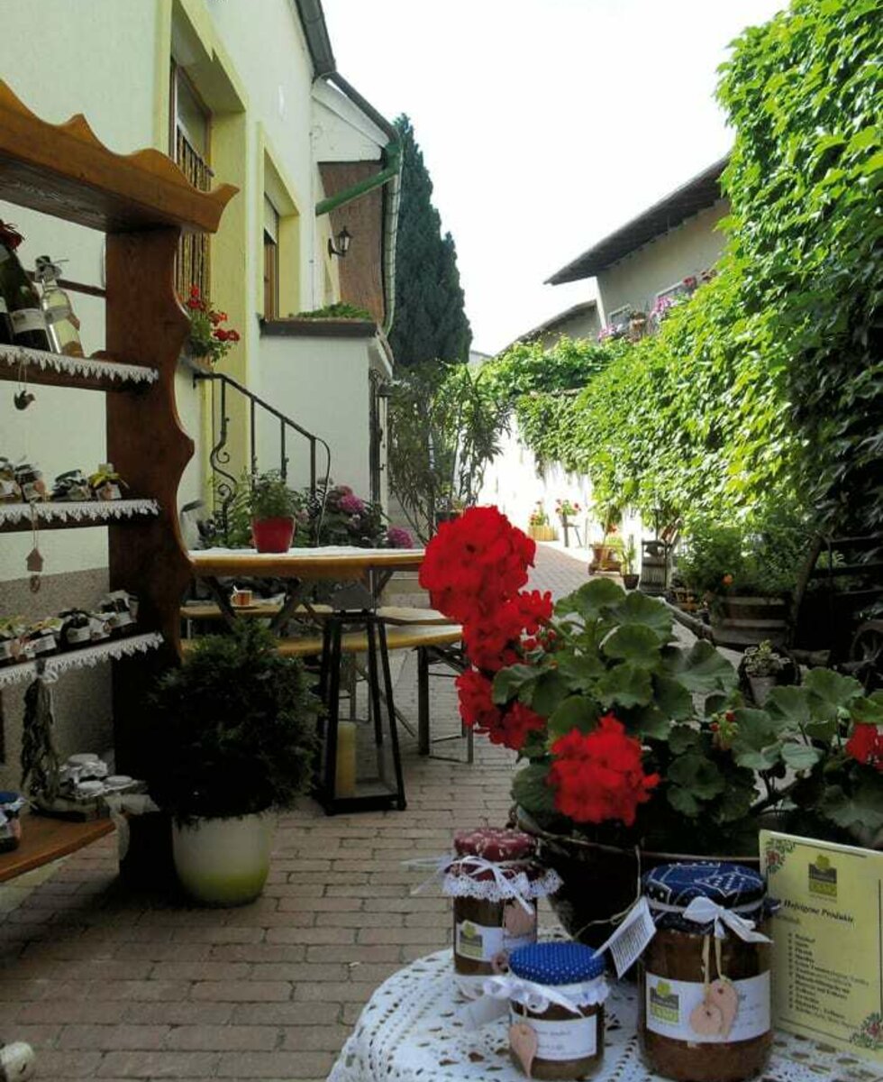 View of the courtyard