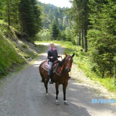 Riding at the farm