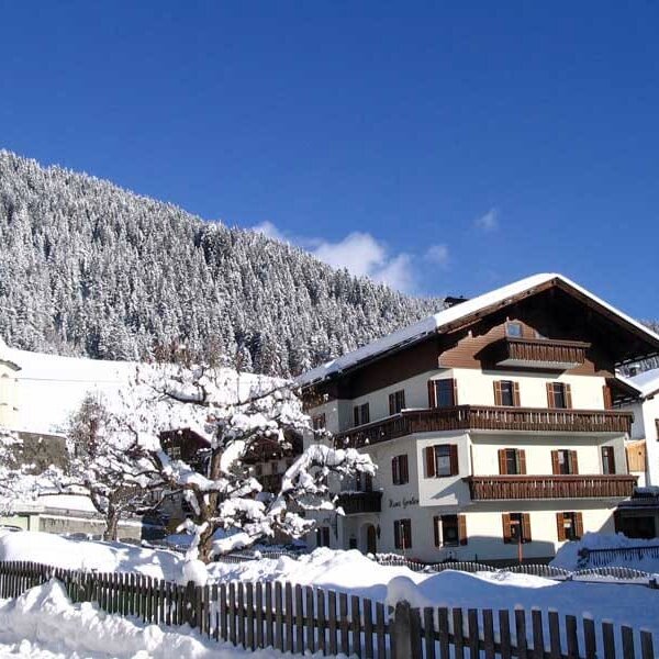 Farmer's house in winter