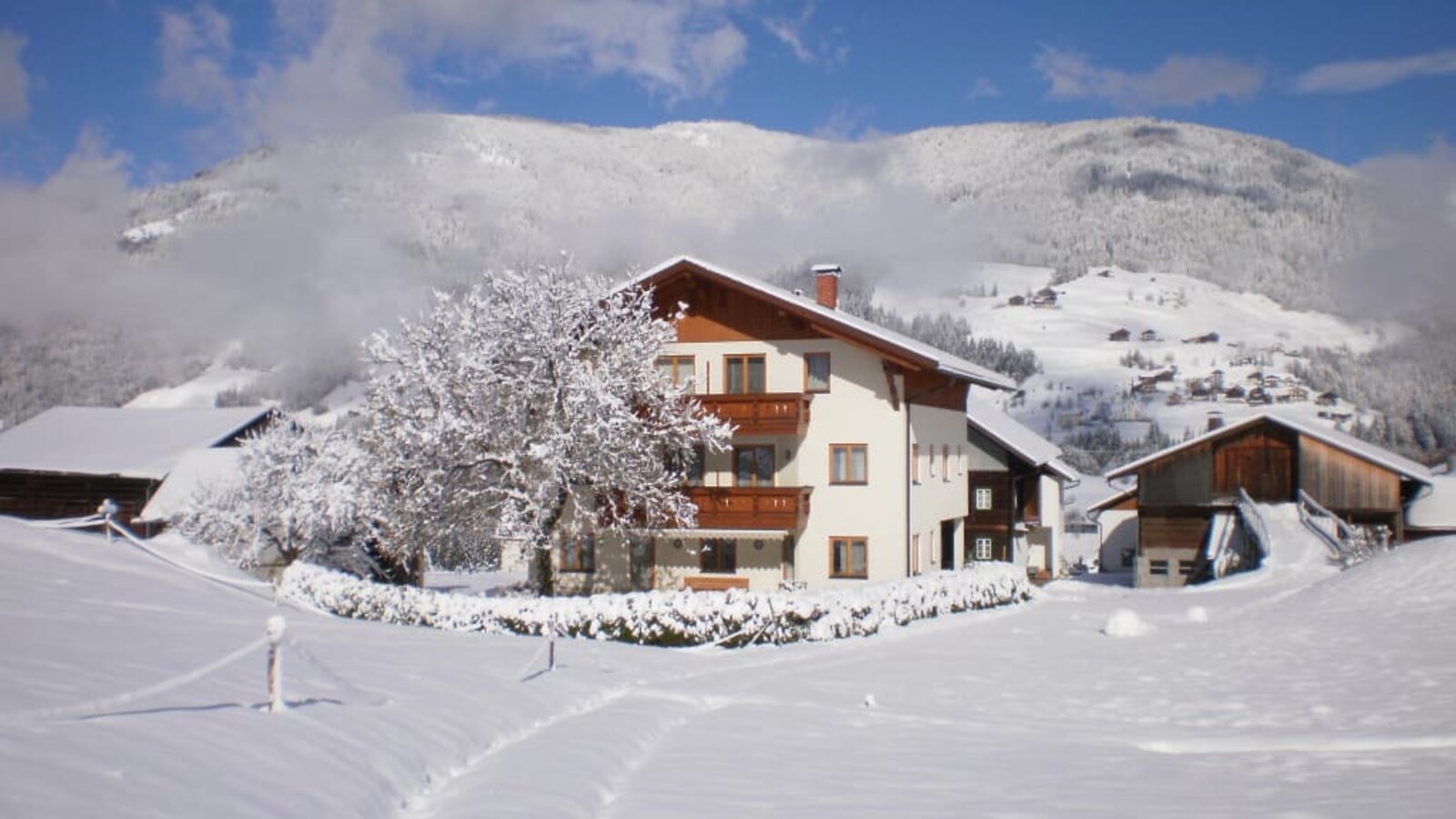 wonderful winter day at Bauernhof Ober