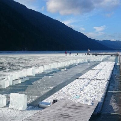 Lake Weissensee - Ice-Wonderland