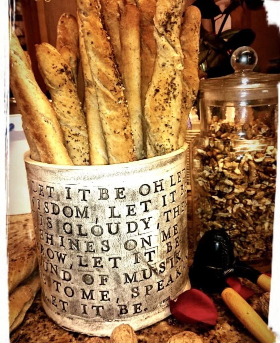 Self baked bread sticks