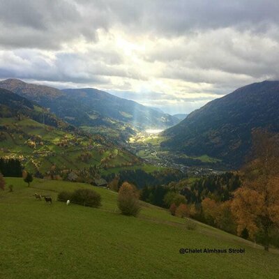 Sun spotlight@Chalet Almhaus Strobl