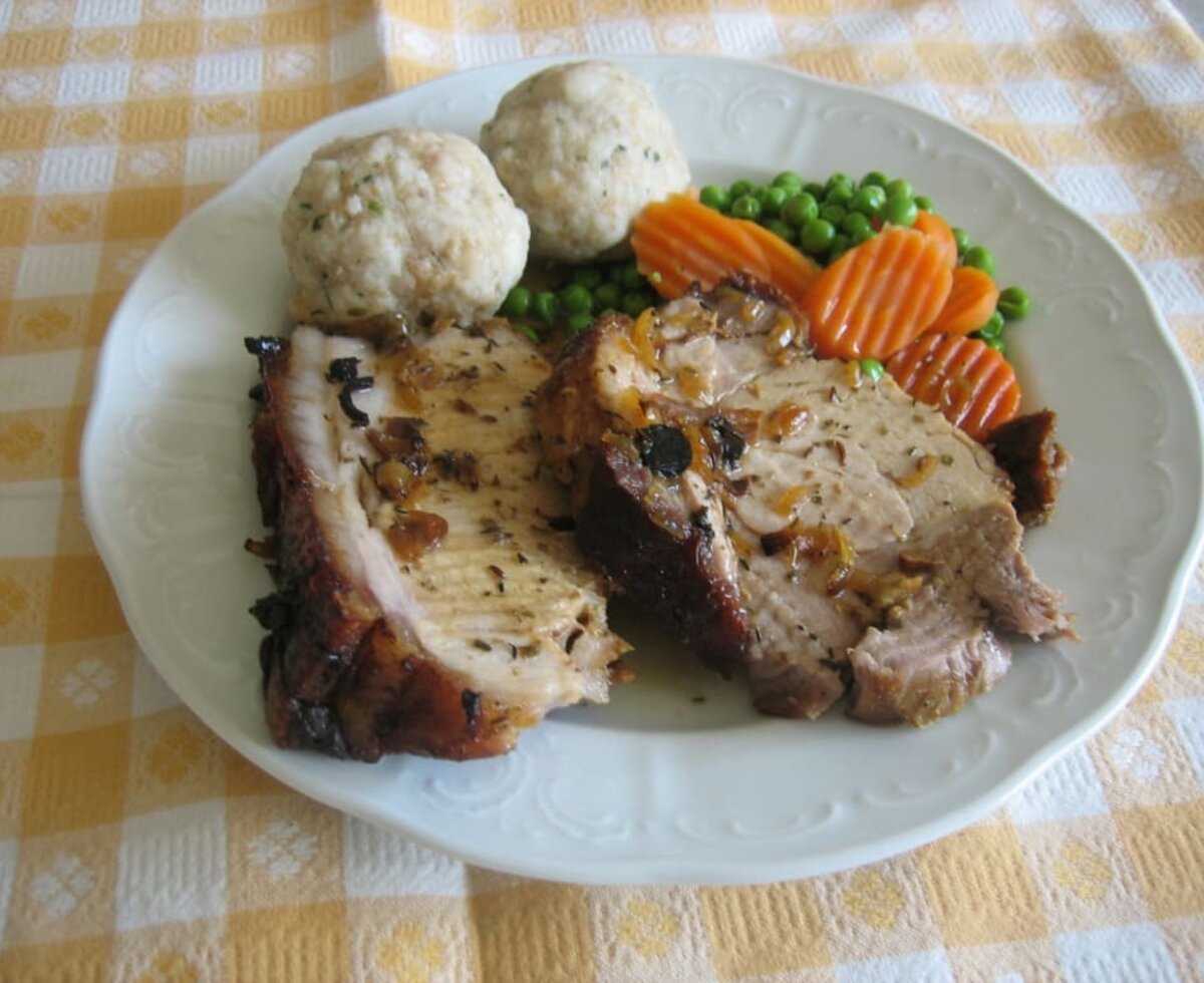 Roast pork - good country cooking