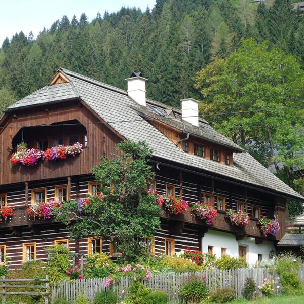 Farmhouse with garden