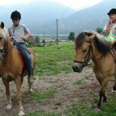 Horse riding with Dany and Mimi