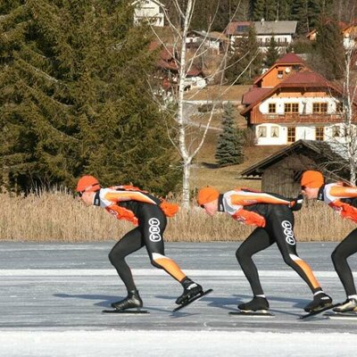 Ice skating