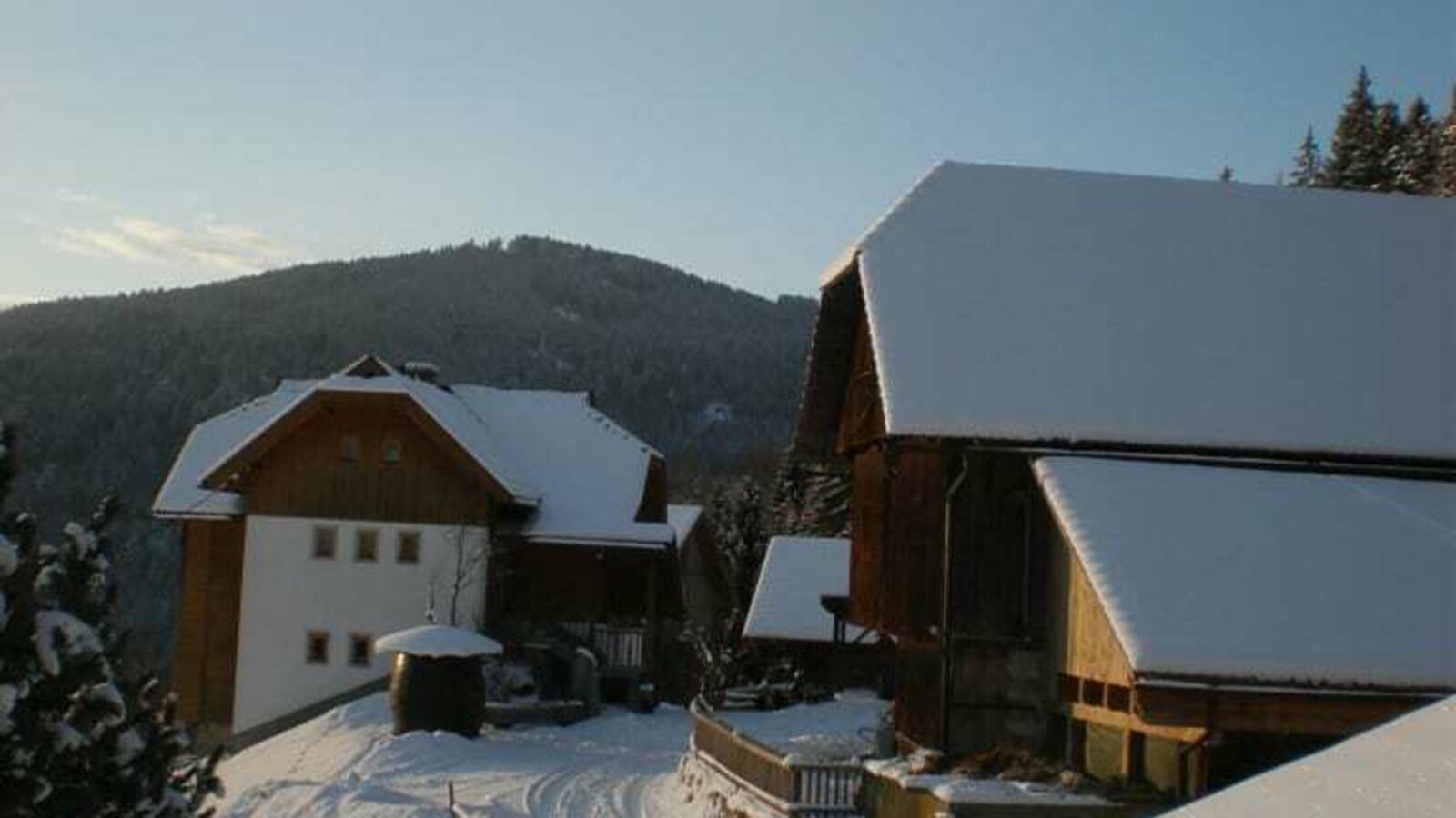 Barn and holiday apartment