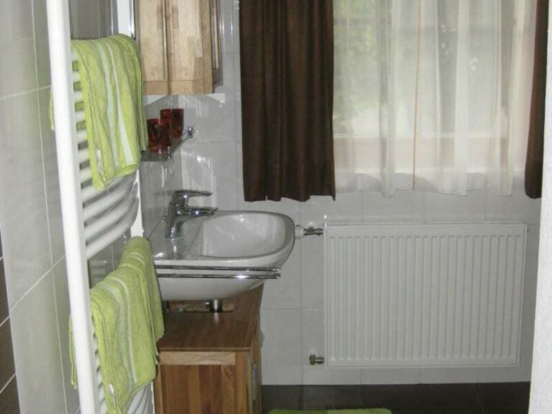 Bathroom in the Dorfblick holiday apartment