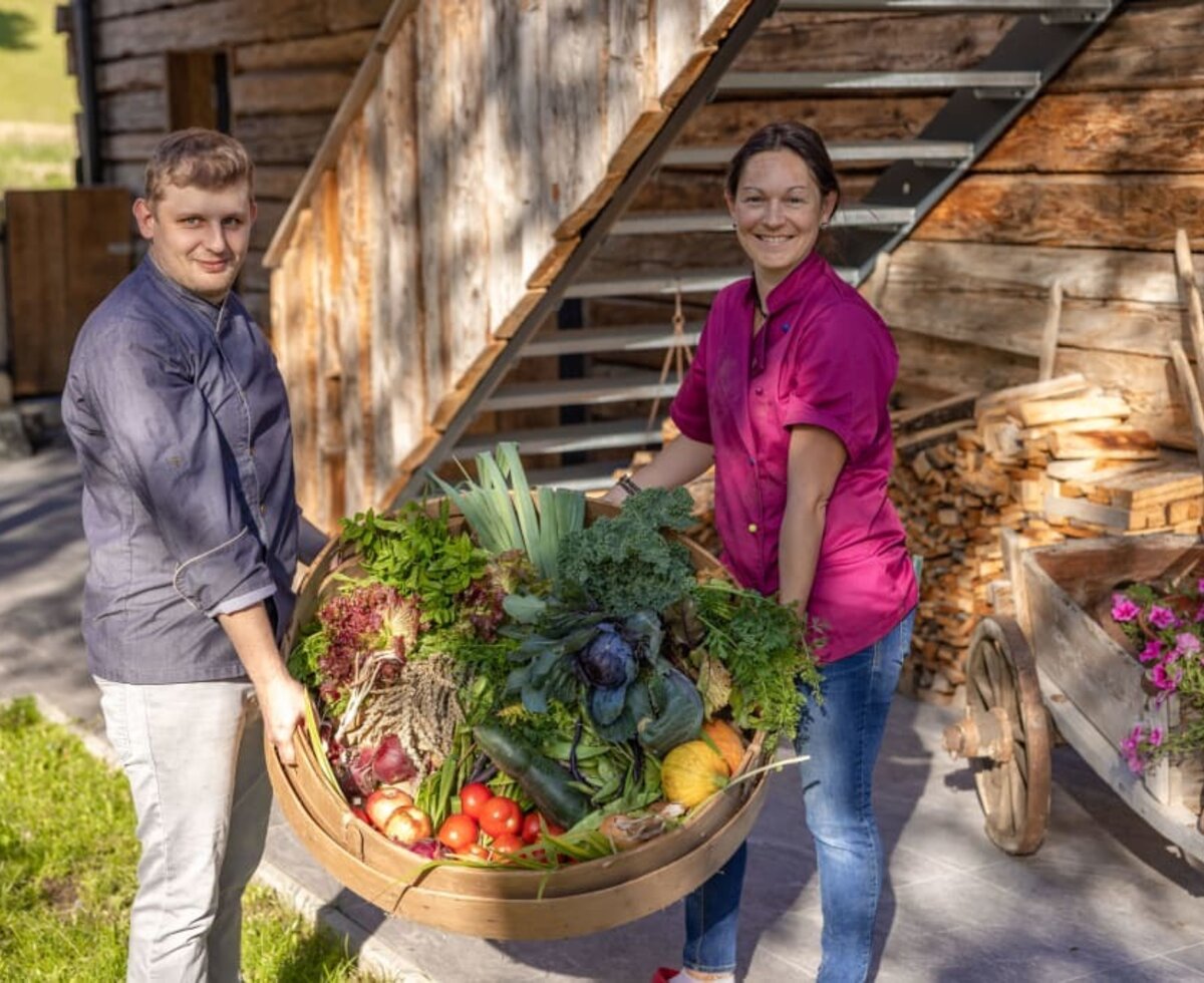 Products from the garden - direct use in our kitchen