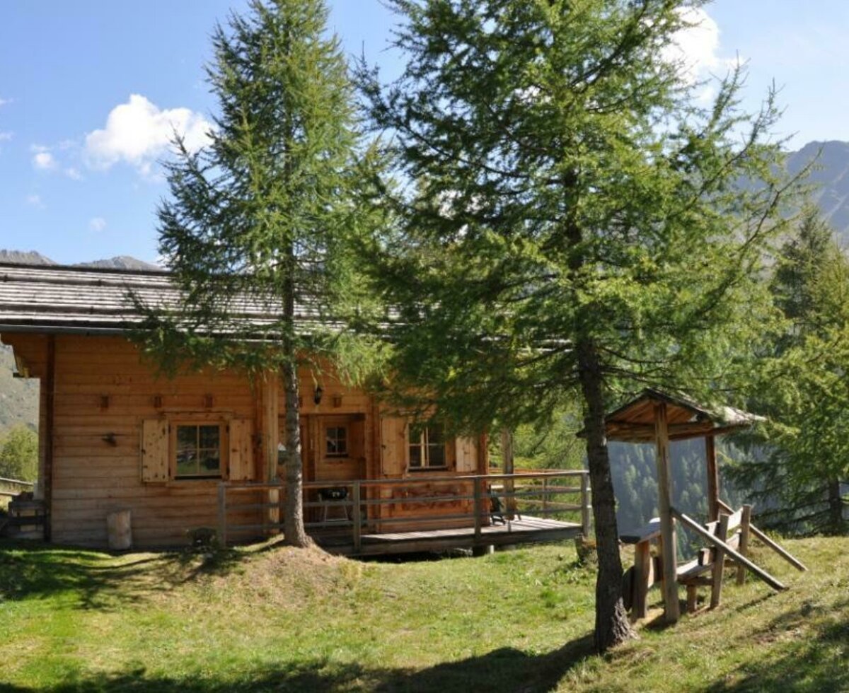 West-facing alpine cabin