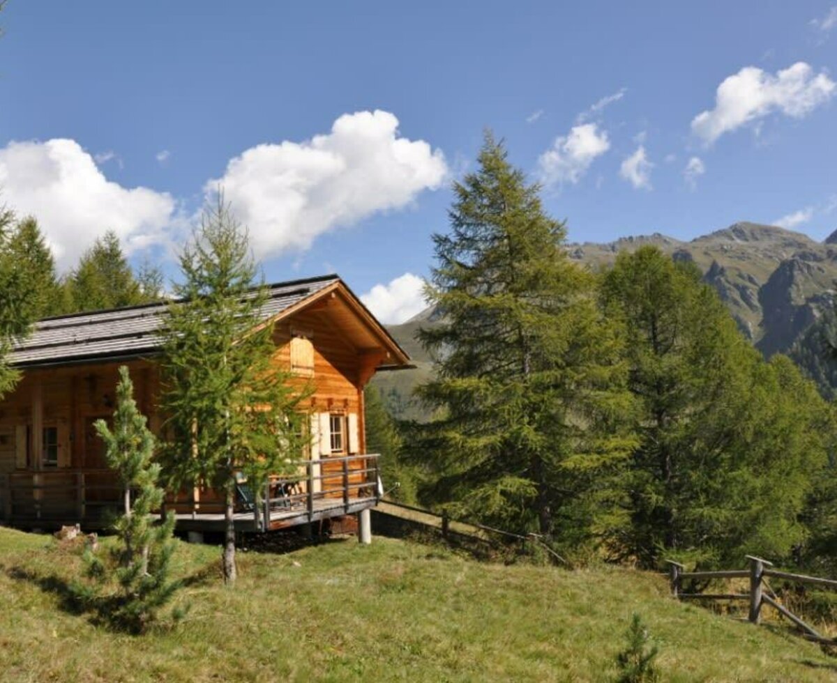 South-west facing alpine cabin