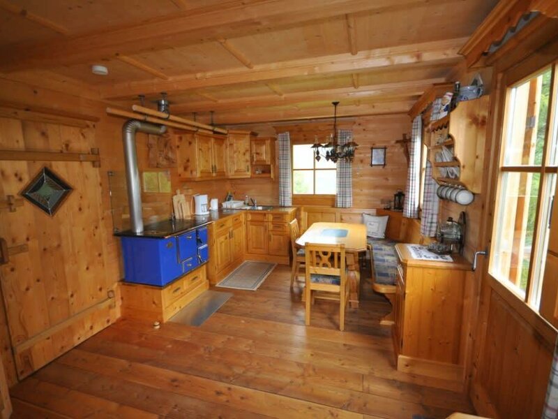 The cabin's living area