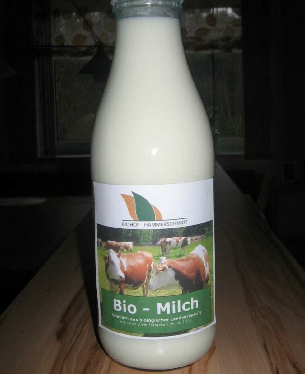 Our organic unpasteurised milk