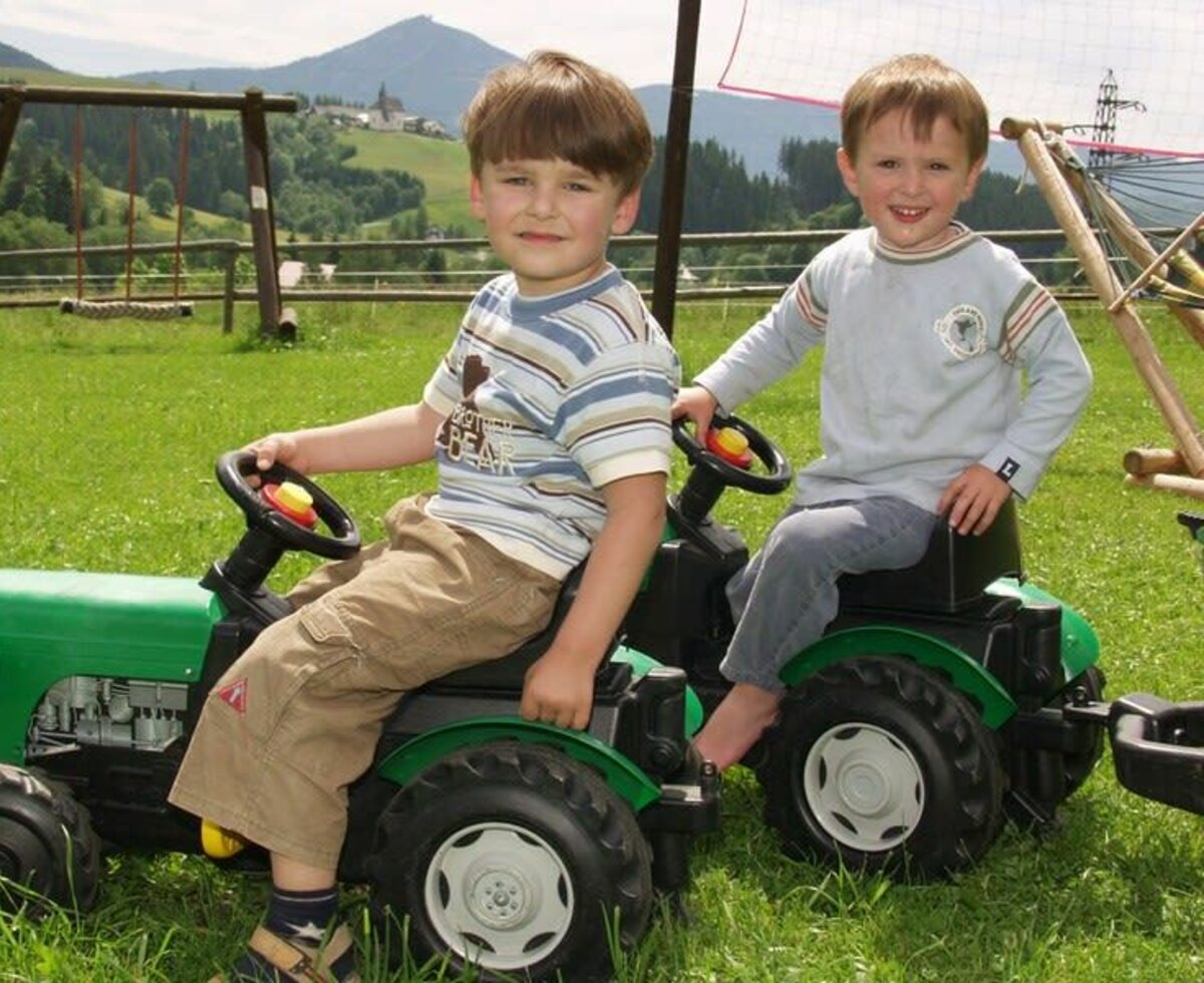 Playground tractor rides