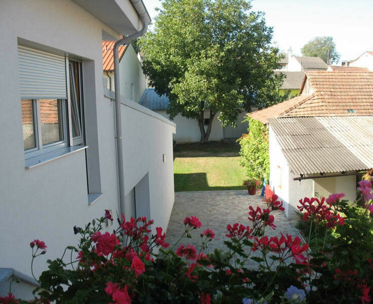 View of the courtyard