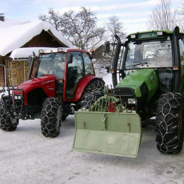 Tractors doing winter work