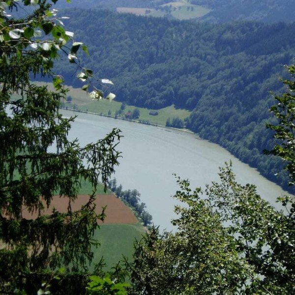 Observation spot over the Danube