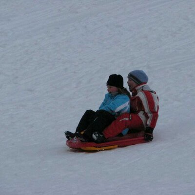 Fun on the sledge