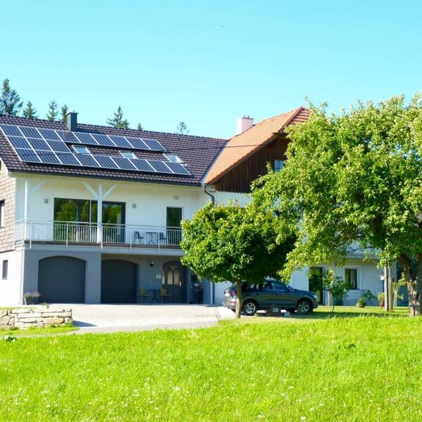 Exterior view with a view of the apartment