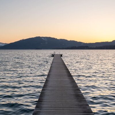 Swimming in Lake Attersee