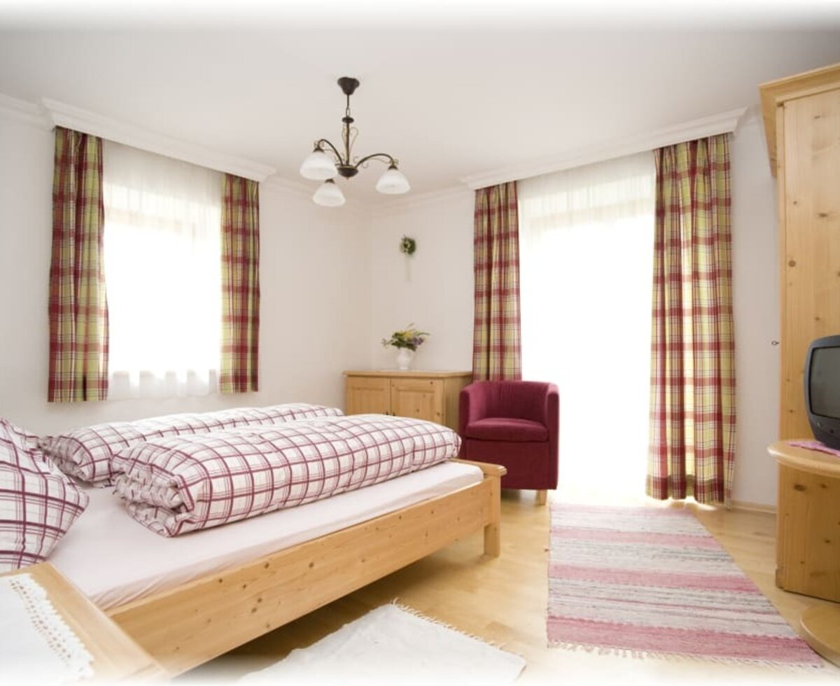 Bedroom in the Glockenblume holiday apartment