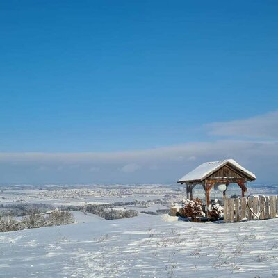 Our Panoramabed during winter