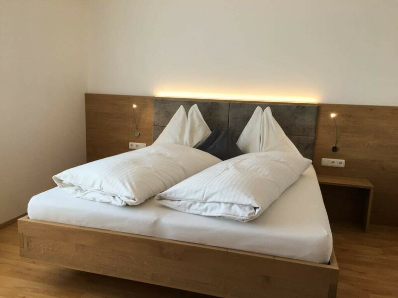 wooden bed