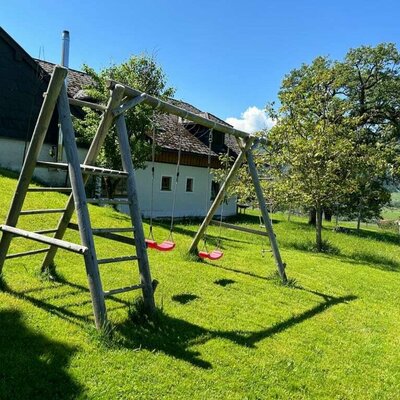 Playground with swings