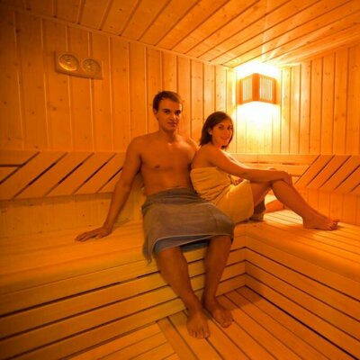 Cosy sauna session