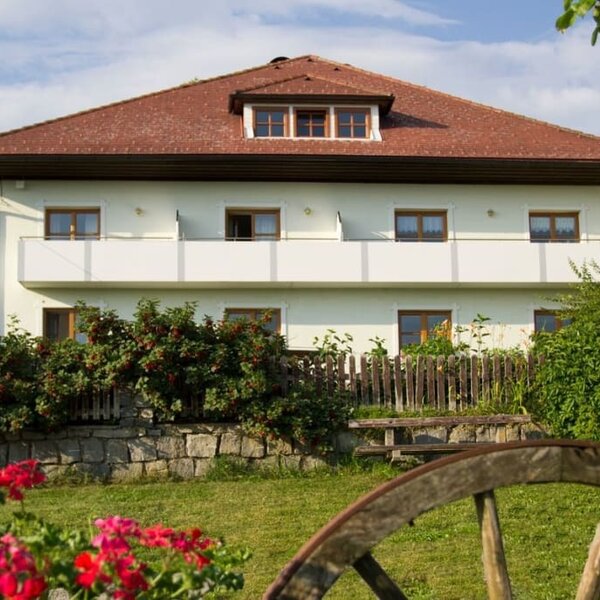 View from the garden of the farmhouse