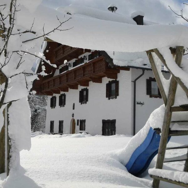 Our farmhouse in winter