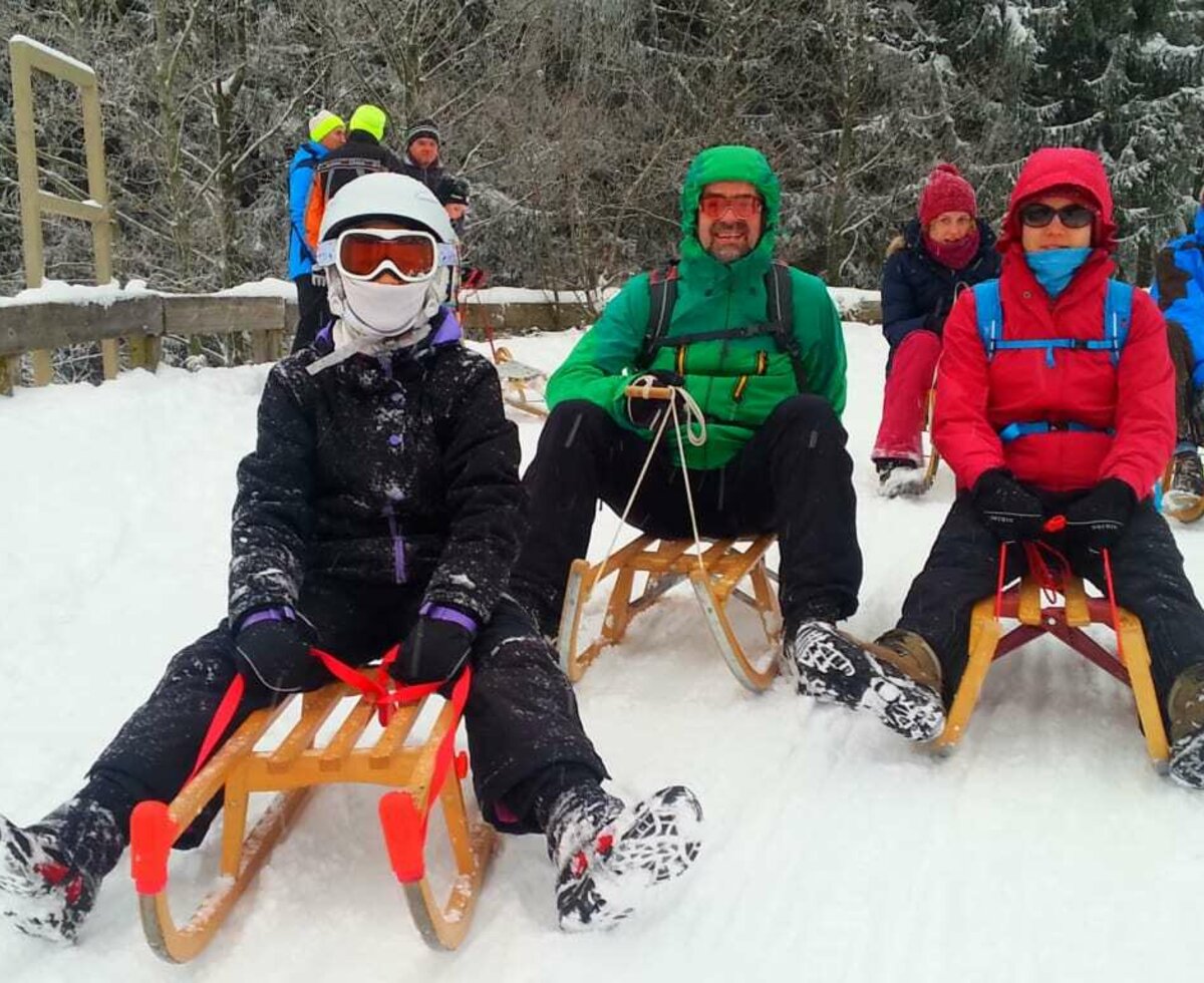 Sleigh rides in winter