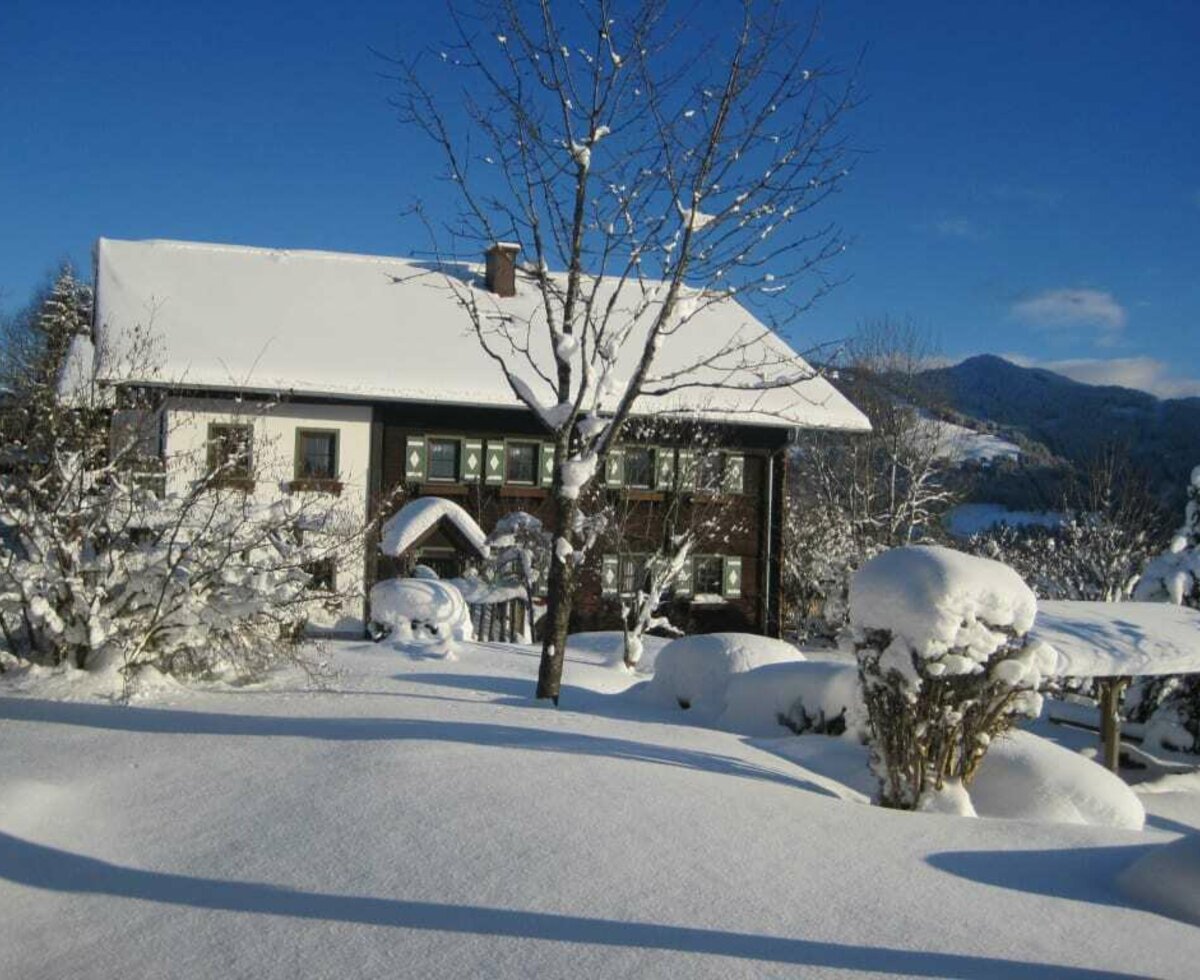 View of house in winter