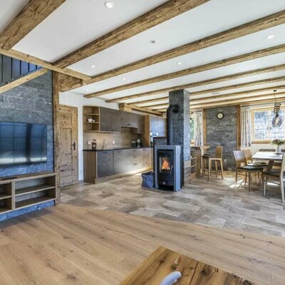 Kitchen and dining area