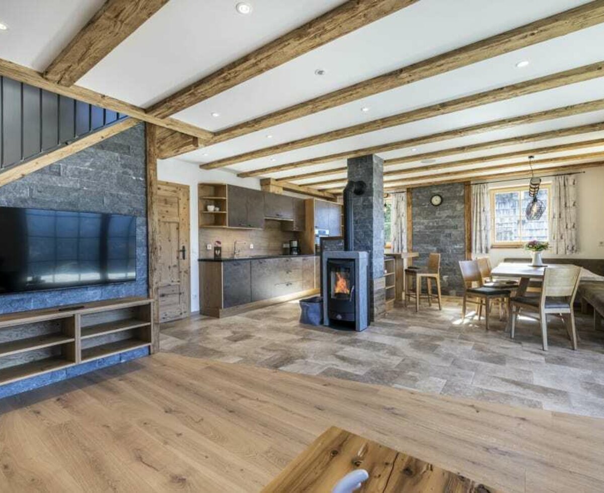 Kitchen and dining area