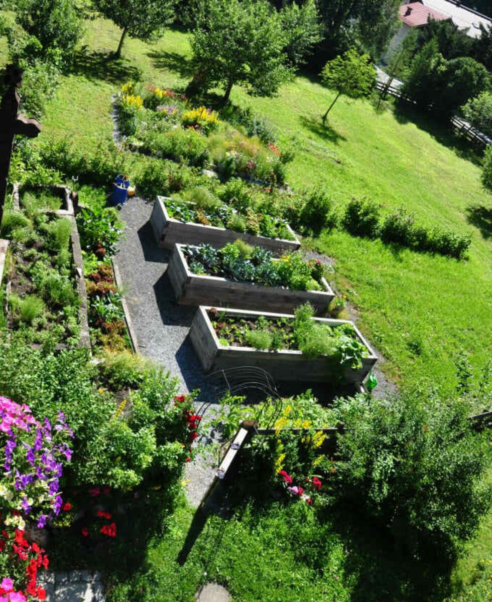 Raised beds at the Zittrauerhof