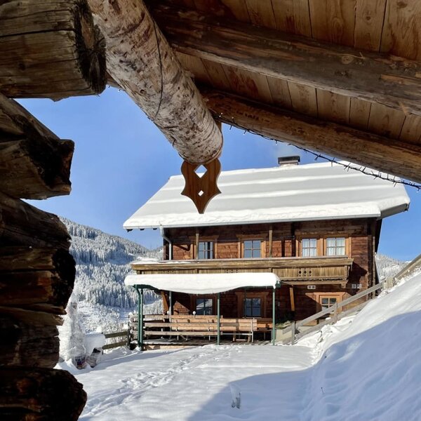 house covered in snow