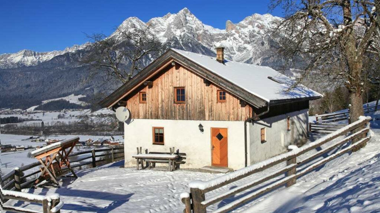 Günzberghütte in winter